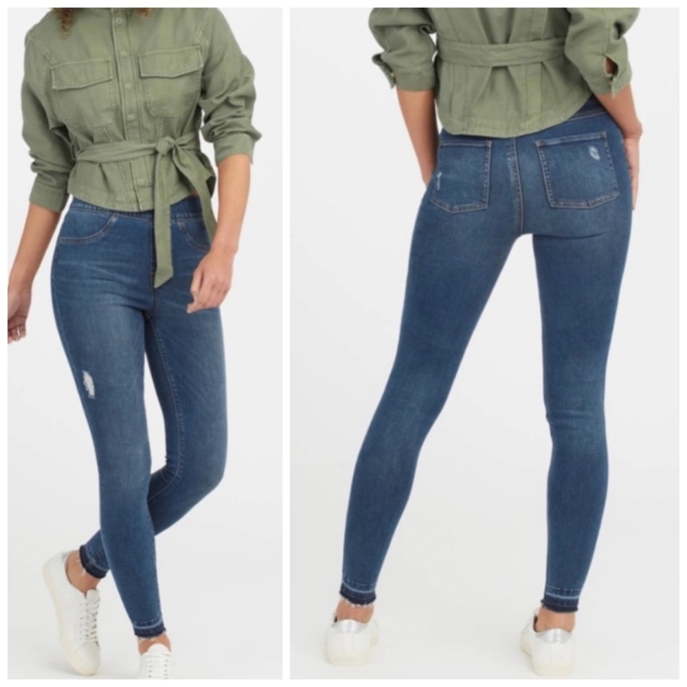 Spanx Skinny Jeans Blue Size L